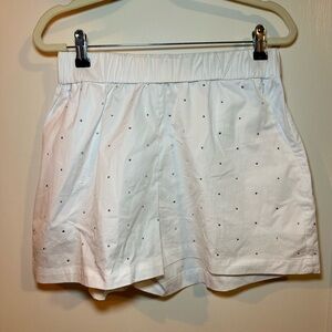 Good American Crystal Detail Poplin Shorts Size 2/M